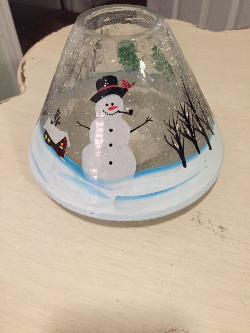 Yankee? Candle Snowman Christmas Candle Topper